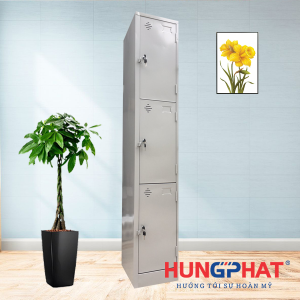 Tủ sắt locker 3 ngăn