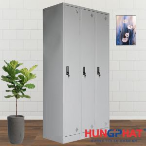 Tủ sắt quần áo 3 buồng